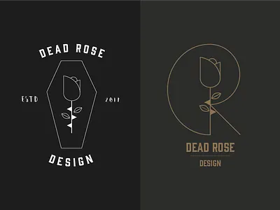 Dead Rose Design Concept Logo