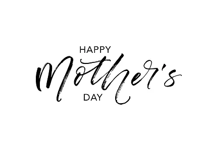 Happy Mother's day. calligraphy celebration family hand drawn happy holiday ink illustration lettering mothers day typography