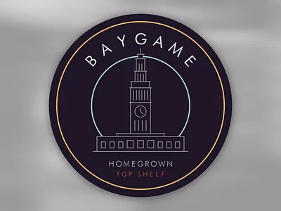 BAYGAME baygame bmx patch san francisco seal sf