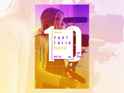 SapientRazorfish Cleveland Behance Portfolio Review Poster behance cleveland poster