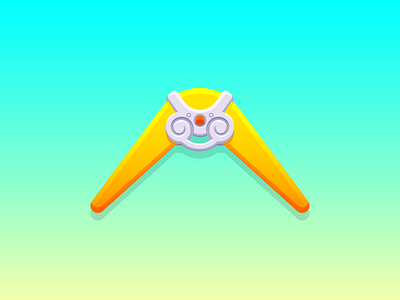 Boomerang (77/365) adventure boomerang game gold hero legend of zelda nintendo video game art video games weapon wind waker zelda