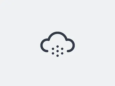 Snow cloud forecast ice icon iconography logo snow snowflake snowing symbol weather winter
