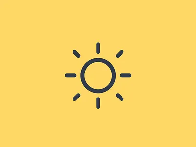 Sun clear forecast heat hot icon iconography logo sun sunny symbol warm weather