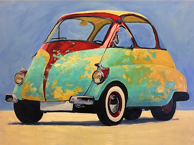Bubble 1 Wip bubble car painting