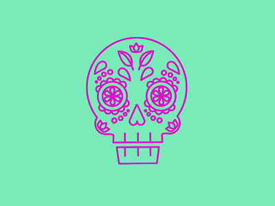 Teensy Skull cinco cinco de mayo de illustration mayo ok skull tulsa vector