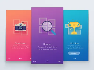 Onboarding attractive delight graphic mobile onboarding tutorial user engagement