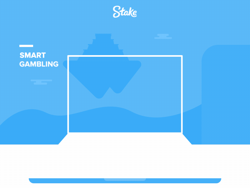Smart Gambling flying gambling gary gif laptop mascot smart stake