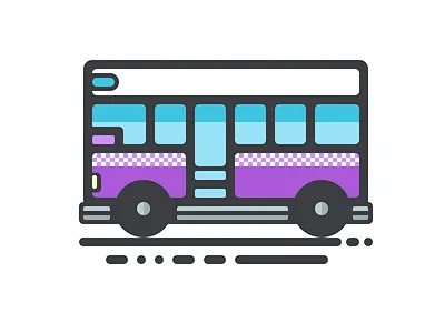 On the Way Icon bus icon istanbul public transport turkey