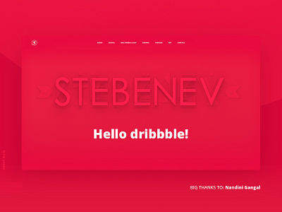 Stebenev bright colors design graphic design interaction portfolio ui ux web web design