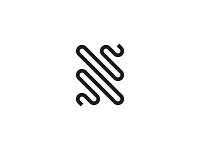 N Wave brand dribbble letter logo minimal monogram n letter new shot style typography vector wave