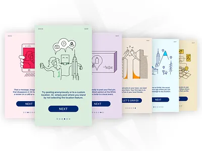 How to Grifidi app grifidi how illustration ios media social steps to tutorial ui