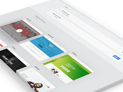 Select Your Theme app build create flat landing page theme tool ui ux web application web design