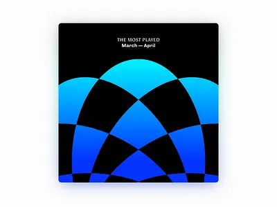 The Most Played Mar — Apr 2017 artwork design music playlist