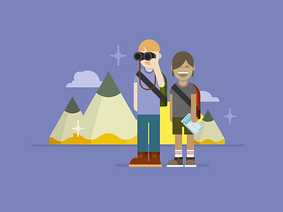 Student Explorers Illo air ball daily shot design education free throw icon illustration ivy landscape school ui ux