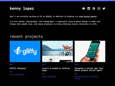 Portfolio Update dark portfolio purple refresh roboto mono
