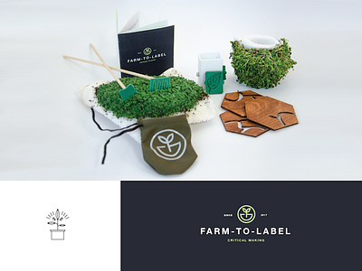 Farm To Label brand branding design environment farm fashion graphic design illustration logo nature product