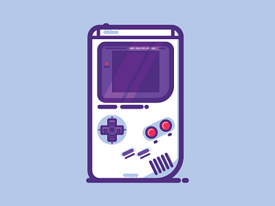 Gameboy 2.0 game boy gameboy games gaming icon illustration nintendo nostalgia retro vector vintage