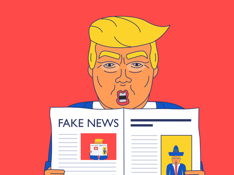 SAD! animation donald fake gif hair illustration news president red trump