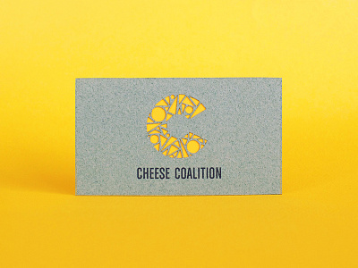 Cheese Coalition Business Cards brand brand identity branding business cards cards cheese coalition design identity print