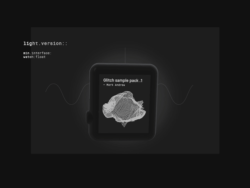 33lab — Apple Watch app 33lab 3d app apple watch dark experiment interaction principle prototype ui ux watchos