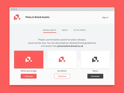 Dribble Daily UI 051 Press Page dailyui graphic design responsive web design sketch uiux user experience user interface vector web web design zeplin
