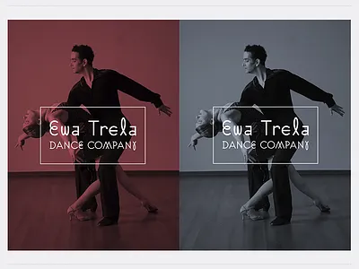 Ewa Trela Dance Company logo design. branding emblem graphicdesign logo logotype sign
