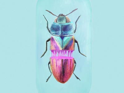 Bug arts blood brushes bug design digital digital painting drawing gradients illustration painting photoshop