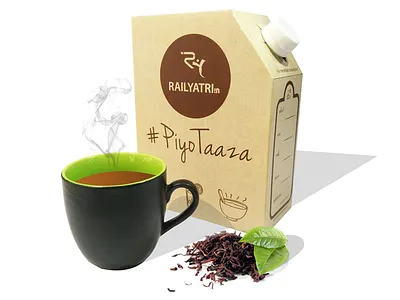 Tea, Coffee, Milk Box Design for Train Travelers box design packaging packaging design product design