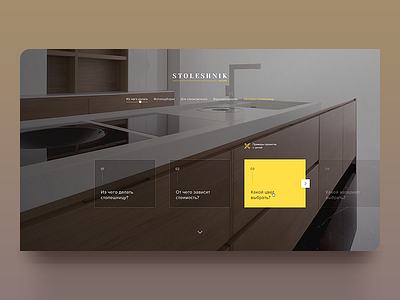 Stoleshnik design interface ui ux website