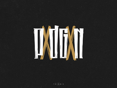 PxDGxN (podgon - bringing) condensed letter lettering music rap typography