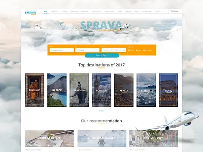 Travel Agency website fly travel travel website vacation