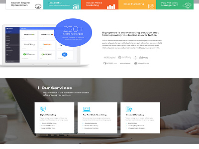 Stack SEO - PSD Template bytecode digital marketing company digital marketing firm internet marketing agency online marketing psd template search engine optimization seo template social media website