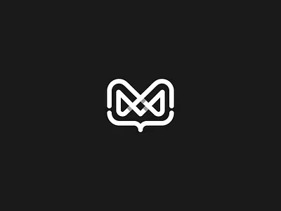 M + code brand code lettermark logo m minimal minimalist monogram online symbol