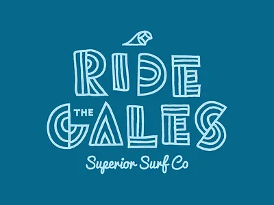 SSC 05 branding brush gales identity north ride star superior surf vector wave