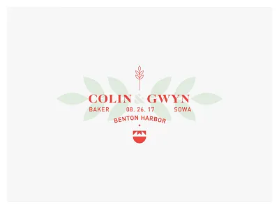 Wedding Insert flower invitation lockup print save the date simple vineyard wedding