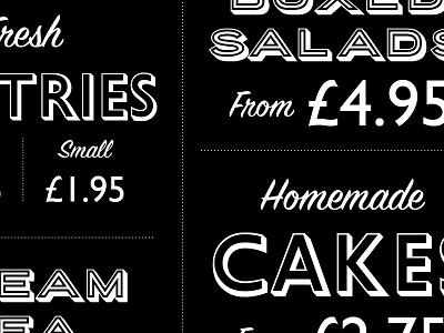 Menu Boards Fo' Lyfe! black branding design logo menu script tariff type typography white