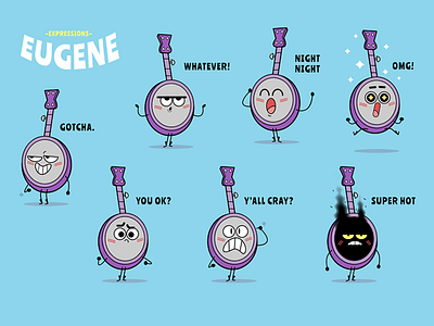 Eugene The Banjo banjo character clawhammer competition design eugene vector vibes