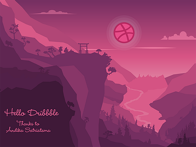 Dribbble debuts invitation landscape