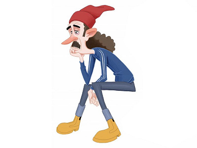 Bummed Hipster character design hipster
