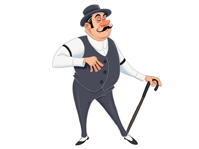 Fancy Chap character design