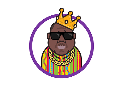 Rappers Delight 01 biggie hip hop icon illustration music rap