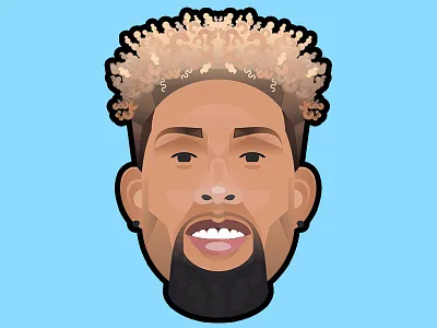 Odell Beckham Jnr. beckham jnr new york nfl ny giants obj odell