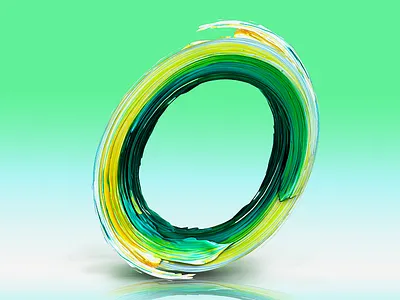 Acrylic strokes 3d acrylic cgi digital art displacement fx paint photo manipulation photography post production retouching special