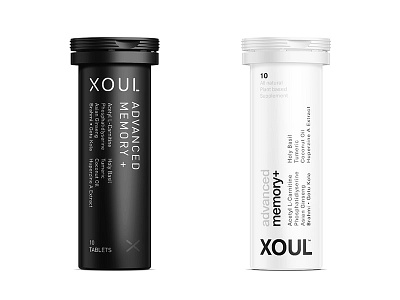 XOUL athletic design minimal natural packaging supplement