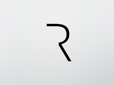 R, 36 Days Of Type 2017 36 days of type alphabet design graphic icon letter line minimalism minimalist shape type typography