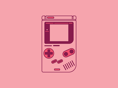 Minimal Gameboy colors design game gameboy illustration nintendo vector