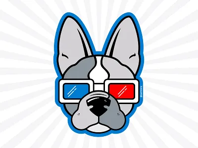 SM French-Bull Rebound 3d bull dog clean french frenchy illustration simple