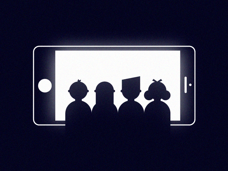 Mobile TV cell phone gif screen tv