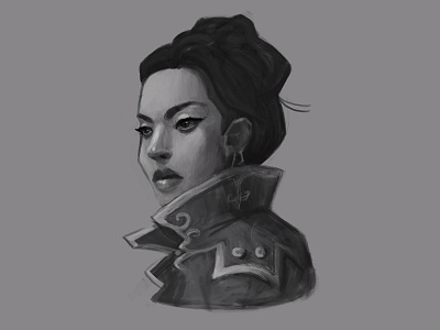 Officer Portrait sketch
