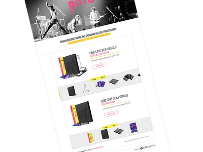 Sex Pistols Store bright minimal shop
